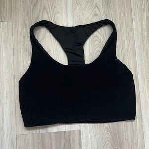 Wolven threads black yoga top
